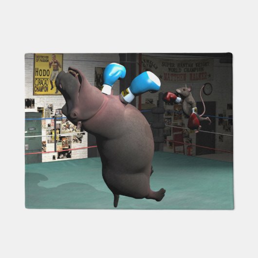 Paillasson Mouse Beats Hippo KO (Devant)