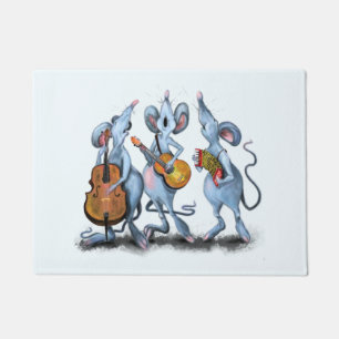 Paillasson Mouse Music Band Fun Domat