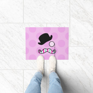 Paillasson Moustache, Moustache, Stache, Monocle, Casquette B
