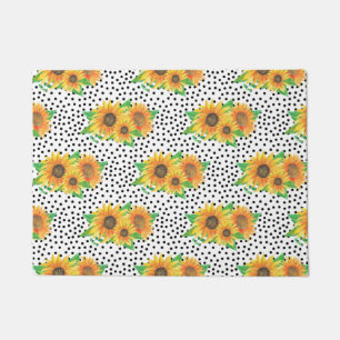 Paillasson Murs fleuris de tournesol