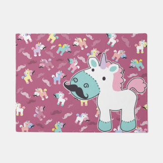Paillasson Mustachio Unicornio !
