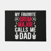 Paillasson My Favorite Drum Major Dad Of A Drum (Devant)