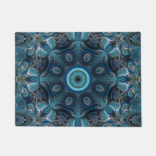 Paillasson Mysterious space mandala (Devant)