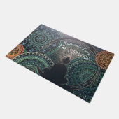 Paillasson NAMASTE Bouddha personnalisé Dot Mandala Doormat (Incliné)