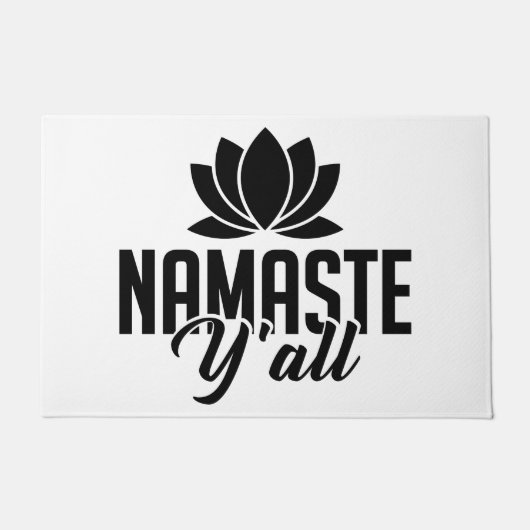 Paillasson Namaste Y'all Doormat (Devant)