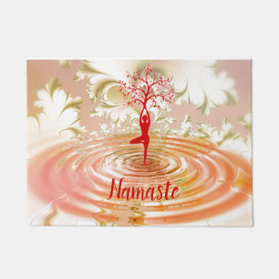 Paillasson Namaste Yoga Tree of Life Bienvenue spirituel