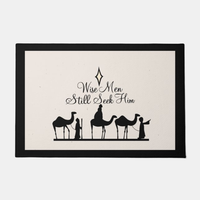 Paillasson Nativité Porte de Noël Mat (Devant)