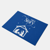 Paillasson Nativité True Story Noël (Incliné)