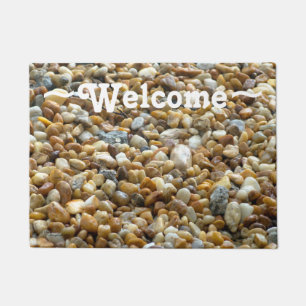 Paillasson Natte bienvenue de Spiegeland de roches de rivièr