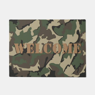 Paillasson Natte BIENVENUE personnalisable de Camo, 18" x 24"