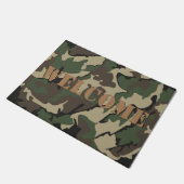 Paillasson Natte BIENVENUE personnalisable de Camo, 18" x 24" (Incliné)