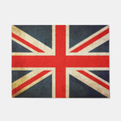 Paillasson Natte BRITANNIQUE grunge d'Union Jack de drapeau (Devant)
