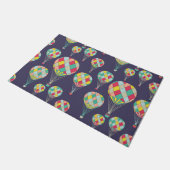 Paillasson Natte chaude colorée simple des ballons à air | (Incliné)