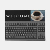 Paillasson Natte de clavier d'ordinateur (Devant)