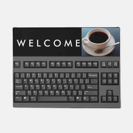 Paillasson Natte de clavier d'ordinateur (Devant)
