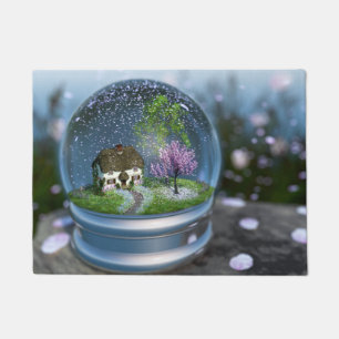 Paillasson Natte de globe de fleurs de cerisier