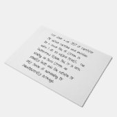 Paillasson Natte de journal intime de chat - jour 857 (Incliné)