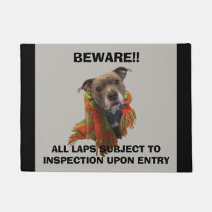 Paillasson Natte d'inspecteur de recouvrement de Pitbull