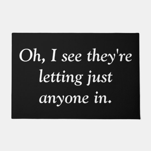 Paillasson Natte drôle de Snarky (Devant)