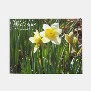 Paillasson Natte faite sur commande de jonquilles de ressort