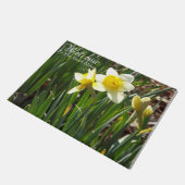 Paillasson Natte faite sur commande de jonquilles de ressort (Incliné)