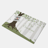 Paillasson Natte personnalisée par forêt verte (Incliné)