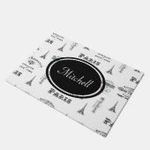 Paillasson Natte personnalisée par Français de collage (Incliné)