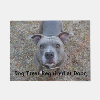 Paillasson Natte requise par festin de chien de Pitbull