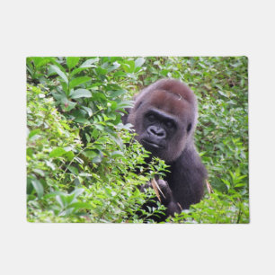 Paillasson Natte semi-transparente de gorille