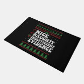 Paillasson Naughty Et Nice Insuffisance Évid Drôle Mauvais No (Incliné)