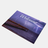 Paillasson Navarre Floride Lightning Storm Welcome Doormat (Incliné)