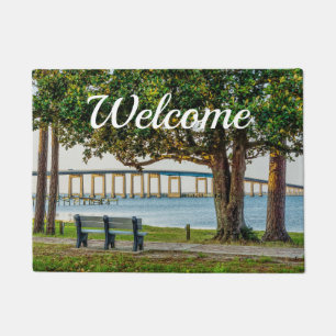 Paillasson Navarre Park Bench et Bridge Welcome Doormat