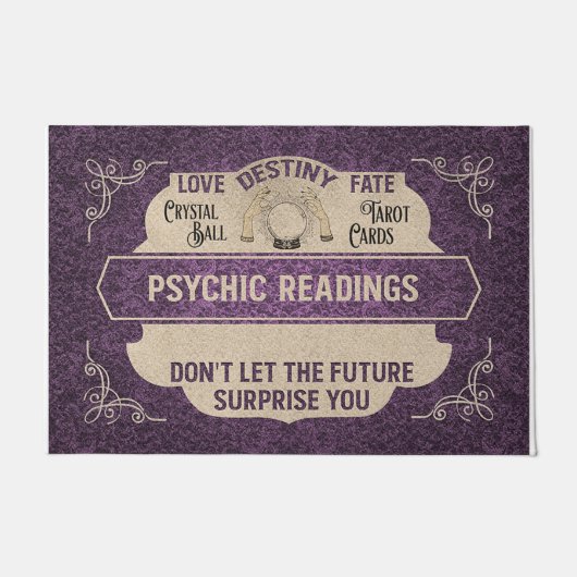 Paillasson Ne laissez pas le futur vous surprendre (Devant)