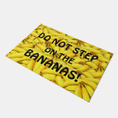 Paillasson NE PAS MARCHER SUR LES BANANAS Funny Bananas Impri (Incliné)