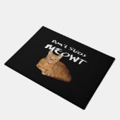 Paillasson Ne stress pas Meowt - Orange Chat me stress Out (Incliné)