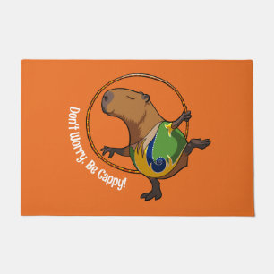 Paillasson Ne vous inquiétez pas être appy Capybara Gymnast H