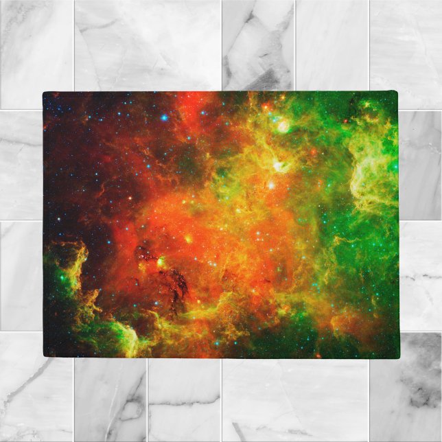 Paillasson Nebula étoilée colorée (Créateur téléchargé)