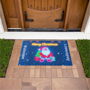 Paillasson Neon Modern Christmas Holiday Collection