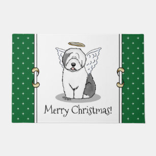Paillasson Nice Angel Old English Sheepdog (Gris 1) - mignon