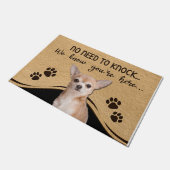 Paillasson No Need To Knock We Know You're Here Chihuahua (Incliné)