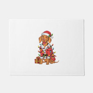 Paillasson Noël à Père Noël Vizsla Chien de Noël
