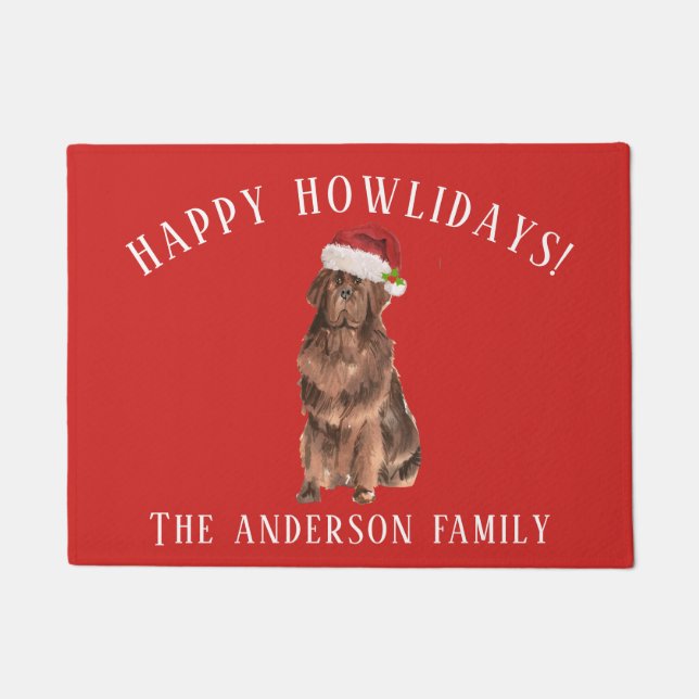 Paillasson Noël à Terre-Neuve (Devant)