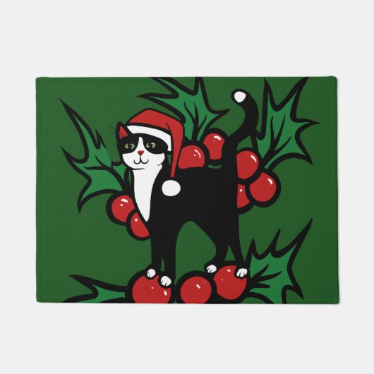 Paillasson Noël à Tuxedo (Devant)