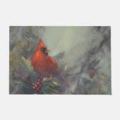 Paillasson "Noël arrive" Cardinal (Devant)