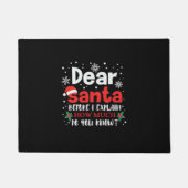 Paillasson Noël Cher Père Noël Combien Savez-Vous ? (Devant)