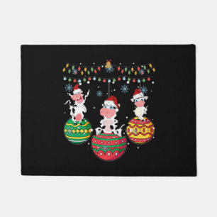 Paillasson Noël de la vache bébé