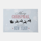 Paillasson Noël de Santa and his Flying (Devant)