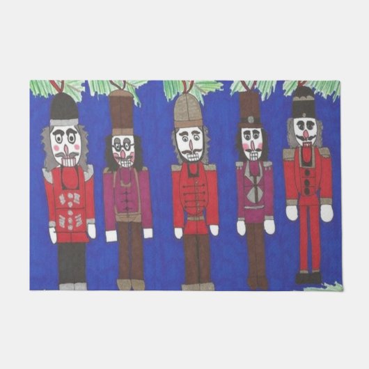 Paillasson Noël des noisettes (Devant)