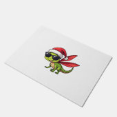 Paillasson Noël Dragonfly Santa Hat Funny Xmas Enfants (Incliné)