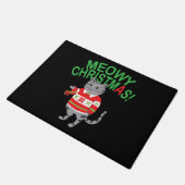 Paillasson Noël du chat Meowy (Incliné)